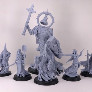 Trench Crusade - Wraith Pilgrims Warband Core set from Crab Miniatures - Trench Pilgrim faction proxy.