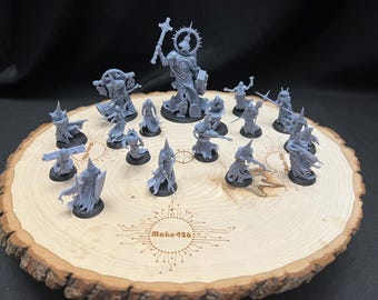 Trench Crusade - Wraith Pilgrims Warband Core set from Crab Miniatures - Trench Pilgrim faction proxy.