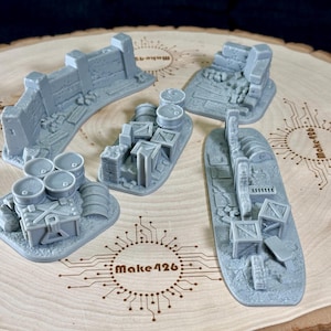 Trench Crusade - Scatter terrain. Designed by Black Cobra Miniatures
