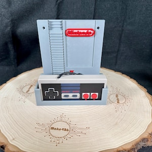 NES controller wall mount. (Original corded controller) Retro gaming organization.