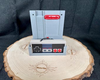 NES controller wall mount. (Original corded controller) Retro gaming organization.