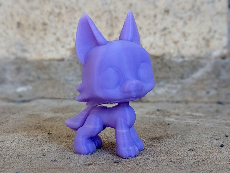 Bobble Head Pet 3D Print File DOWNLOAD ONLY Pointy Eared Canine/Wolf image 3