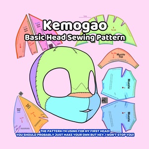 Free: Kemogao fur fabric pattern - (NOT a FOAM headbase pattern! & Only works for Kemogao in my shop)