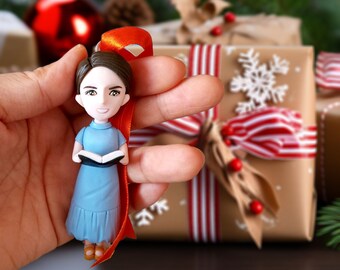 Personalised Teacher Appreciation Gift, Handmade Figurine End Of Term For Teacher