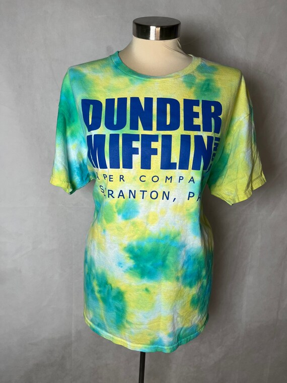dunder mifflin tie dye sweatshirt