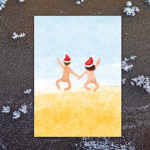 Cartolina “Buon Natale Nudo”