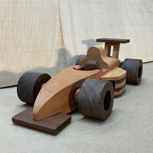 Custom Handmade Wooden Formula One Race Car | Toy Race Car | Collector's Item Car