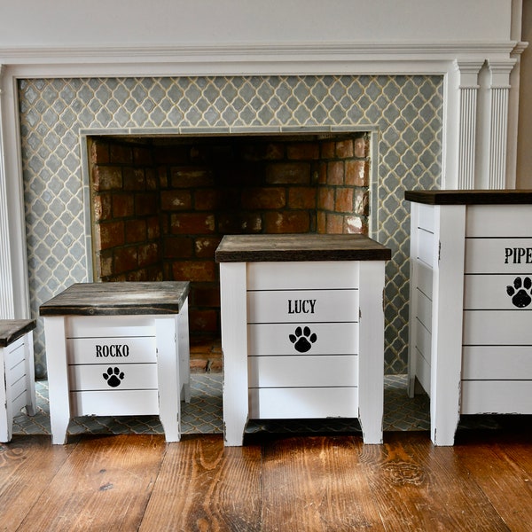 Farmhouse Large Dog Food Storage Etsy