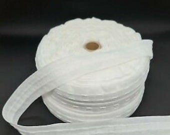 25 mm 1 &quot;Breite Polyester Vorhang Kopftitelband, Bleistift Falte 1 m, 3 m, 5 m, 10 m und 20 m Längen erhältlich