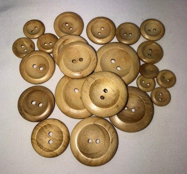 Wooden Toggles Wooden Buttons 45mm, 1 3/4 Inches, Coat Buttons