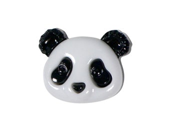 18mm Pandas Head Shank Buttons, Perfect for Crafting and Knitting Sold in packs of 10 Buttons