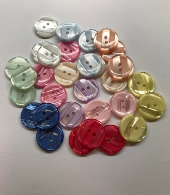 Christmas Fairy Light Buttons: 18mm - various colours Christmas Fairy Light Buttons: 18mm - various colours