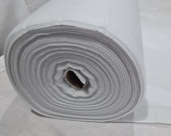 Iron on Fusible fleece Wadding/ Batting 90cm width 100g m2 Sewing, Bag Making Sold in half metre and 1 metre length