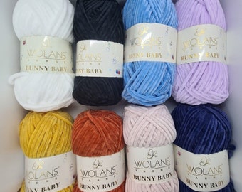 Wolans Hase Babywolle Garn, Stricken, Häkeln Basteln Sp. 1 bis 70 Farben 100g Knäuel