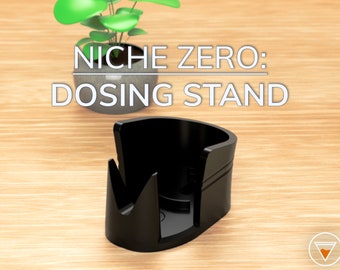 Niche Zero/Duo: soporte de dosificación de portafiltro de 58 mm + 54 mm/dosificación directa/fácil configuración