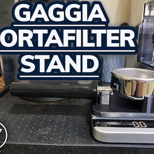 Gaggia Classic Portafilter Scale Stand | Gaggia Classic Pro Accessories | Acaia Lunar Compatible