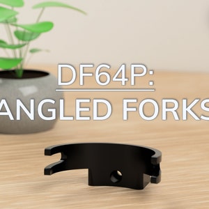 DF64P Angled Dosing Cup Forks | Reduce Mess! | Turin DF64P, G-IOTA, Solo Grinder
