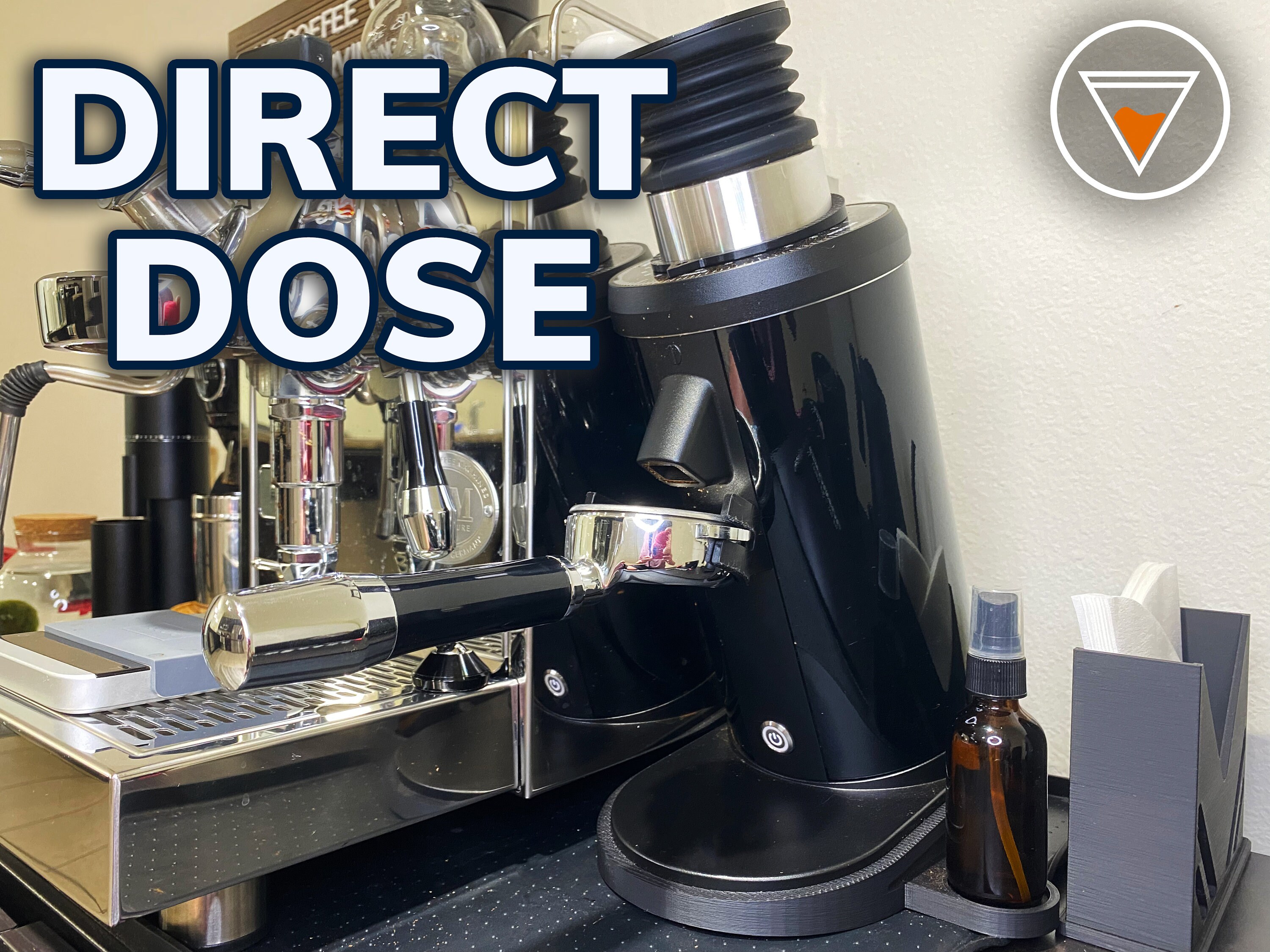 DF64 Angled Dosing Cup Forks | Reduce Mess! | Turin DF64, G