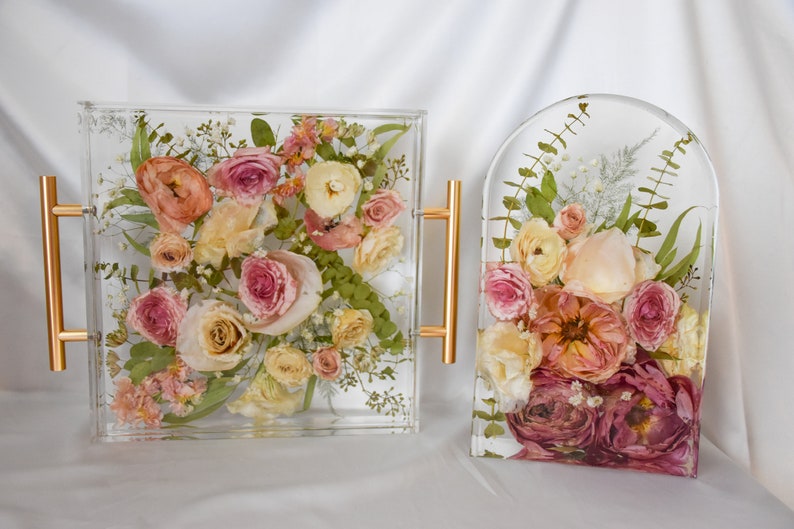 Resin Flower Preservation Funeral Flower Preservation Memorial in