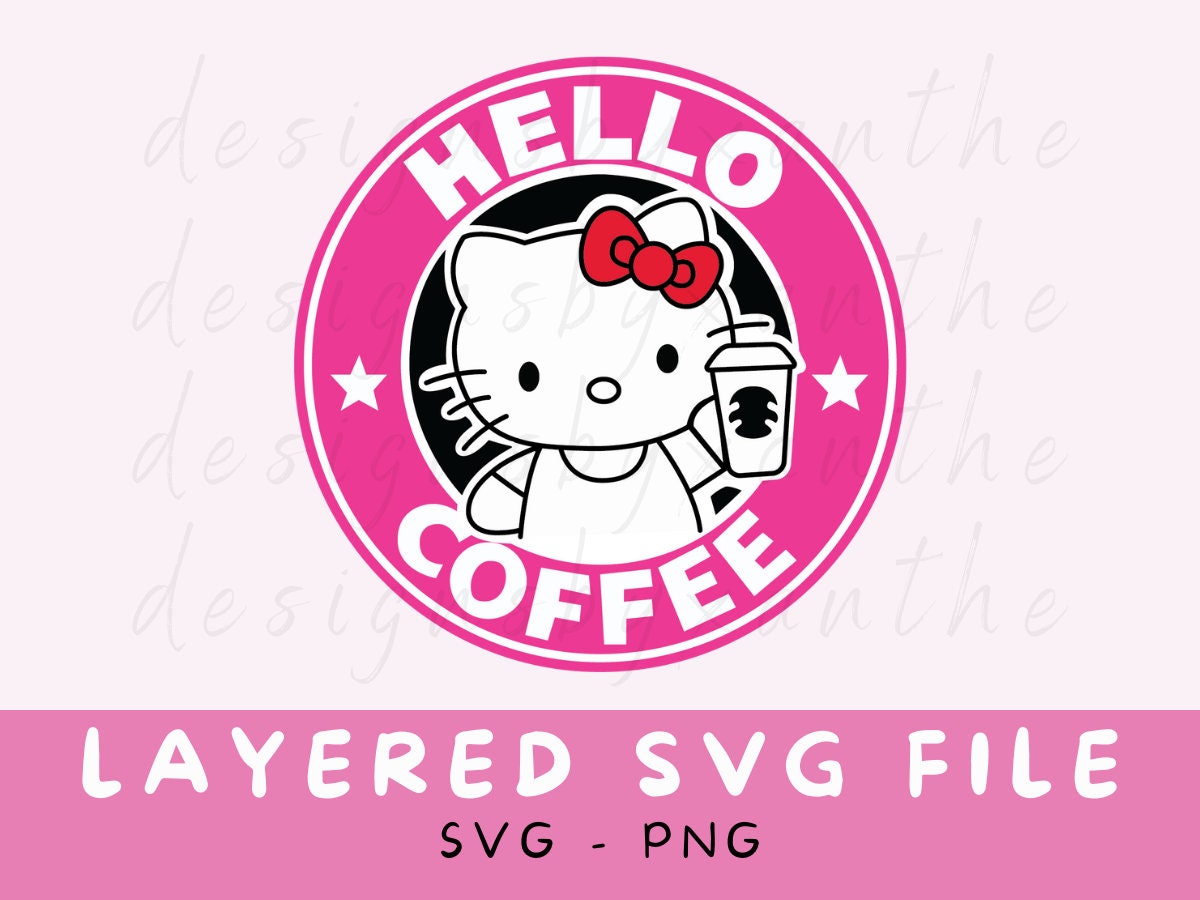Hello Kitty Basic Grinch SVG, Kawaii Cat Grinch Stanley Cup SVG