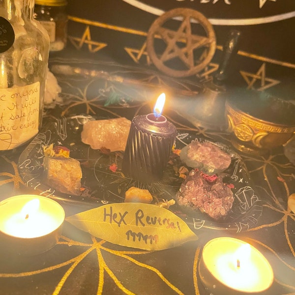 Curse Removal, Reversing Hexes, Banishing Negative Attachments  Candle Burning