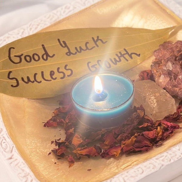 Best Of Luck Candle Burning  , Good Luck, Lady of Luck,  Attract Good Luck Candle Burning