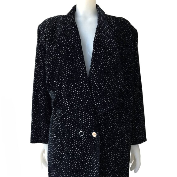 Small 1980s Gianni Versace Black Jersey Knit Top with Long Sleeves