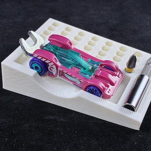 Juego de destornilladores Hot Wheels para la búsqueda del tesoro de Tooligan con soporte impreso en 3D