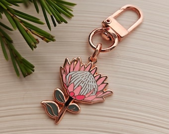Enamel Protea Charm