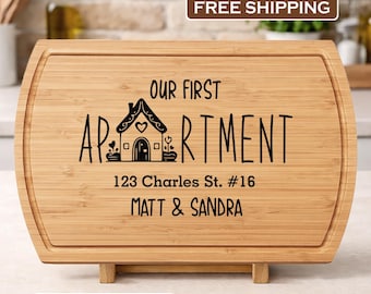 Personalized Charcuterie Board – Custom Cutting Board – New Home Closing & Realtor Gift