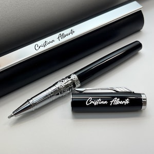 Personalized Pen Durable Black Pens Custom Engraved Pen Fathers Day Gifts for Dad Him Men Nurse Lawyer Teacher Graduation Birthday Wedding