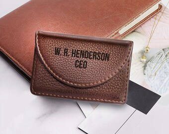 Personalized Business Cardholder - Gifts for Men - Christmas Gift