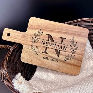 Wedding Gift Charcuterie Cheese Board Personalized, Unique New Home Gift, Anniversary Gift, Housewarming Gift, Engagement Gift Bridal Shower