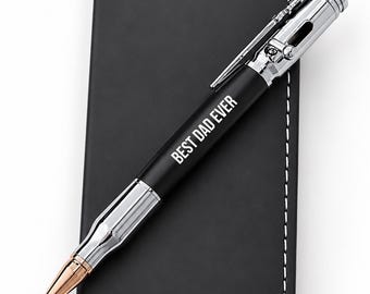 Personalized Military Style Pen Custom Engraved Bullet Pen Gift for Him
