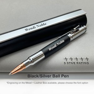 Regalo para novio, bolígrafo de lujo, regalo para hombre, regalo de aniversario para él, regalo para el día del padre para el marido, regalo de oficina ejecutiva para él
