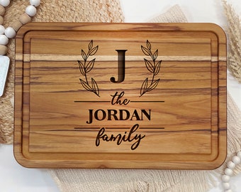 Custom Engraved Cutting Boards Wedding Gift - Wedding & Anniversary Gift for Couple, Housewarming and Closing Presents, Personalized Gift