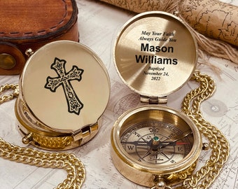 Personalized Compass,Mens Gift,Engraved Compass,Custom Compass,Boyfriend Gift