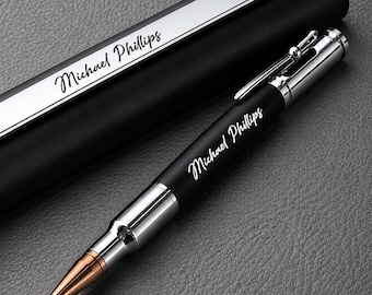 Personalized Engraved Bullet Pen, Police Academy Graduation Gift, New Officer Gift