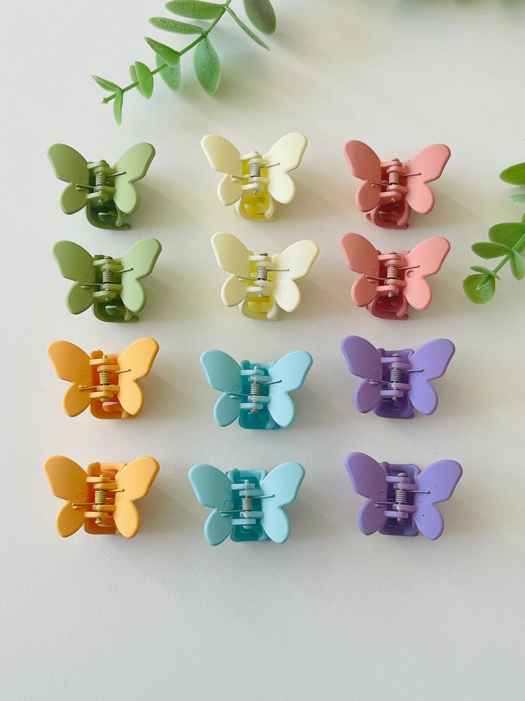 Butterfly Hair Claws Hair Clips Birthday Gift Set Of2 Colourful Hair