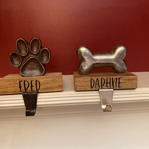 Pet stocking hangers