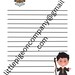 Magic Wizard Printable Stationery Paper Lined - Etsy