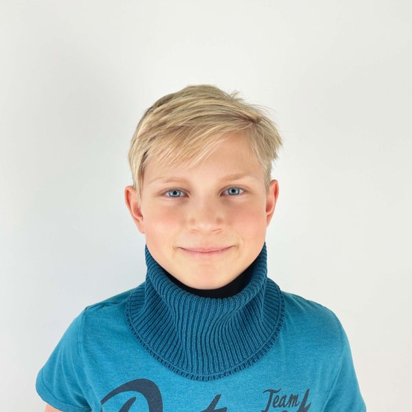 Unisex neck warmer. 100 % Natural - Cashmere Cotton blend.  Cashmere cotton neck warmer. Boy's neck warmer , Girls neck warmer