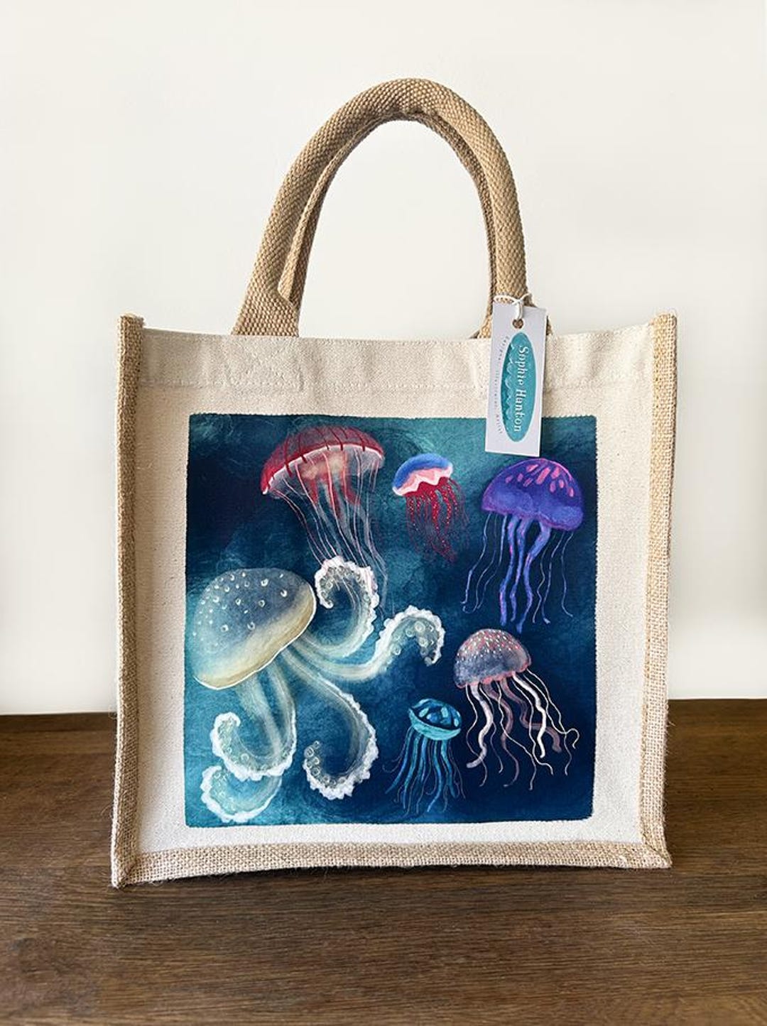 Jellyfish tote bag Jellyfish Tote Bag – Aquabun main image 3