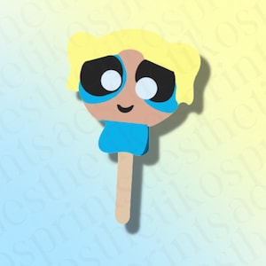 Bubbles Popsicle Clipart Package | PNG | Removed Backgound | Spongebob Popsicle | Cute Graphic | Canva | Powerpuff Girls