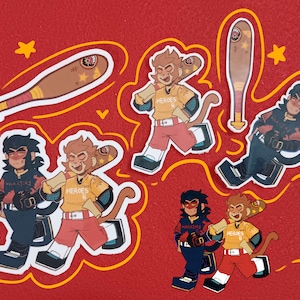 LMK / Heros VS Warriors [Shadowpeach] Pegatinas de béisbol