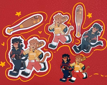LMK | Heros VS Warriors [Shadowpeach] Baseball Stickers