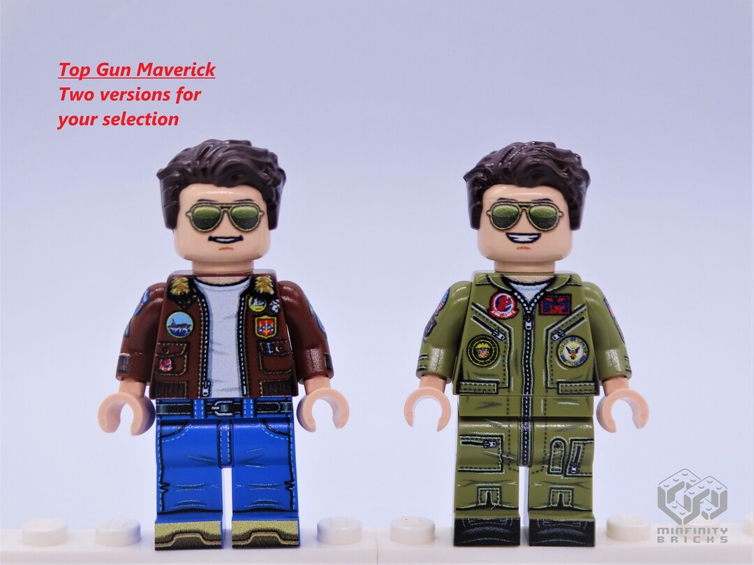 MAVERICK Top Gun 2022 custom Printed Minifigure Etsy