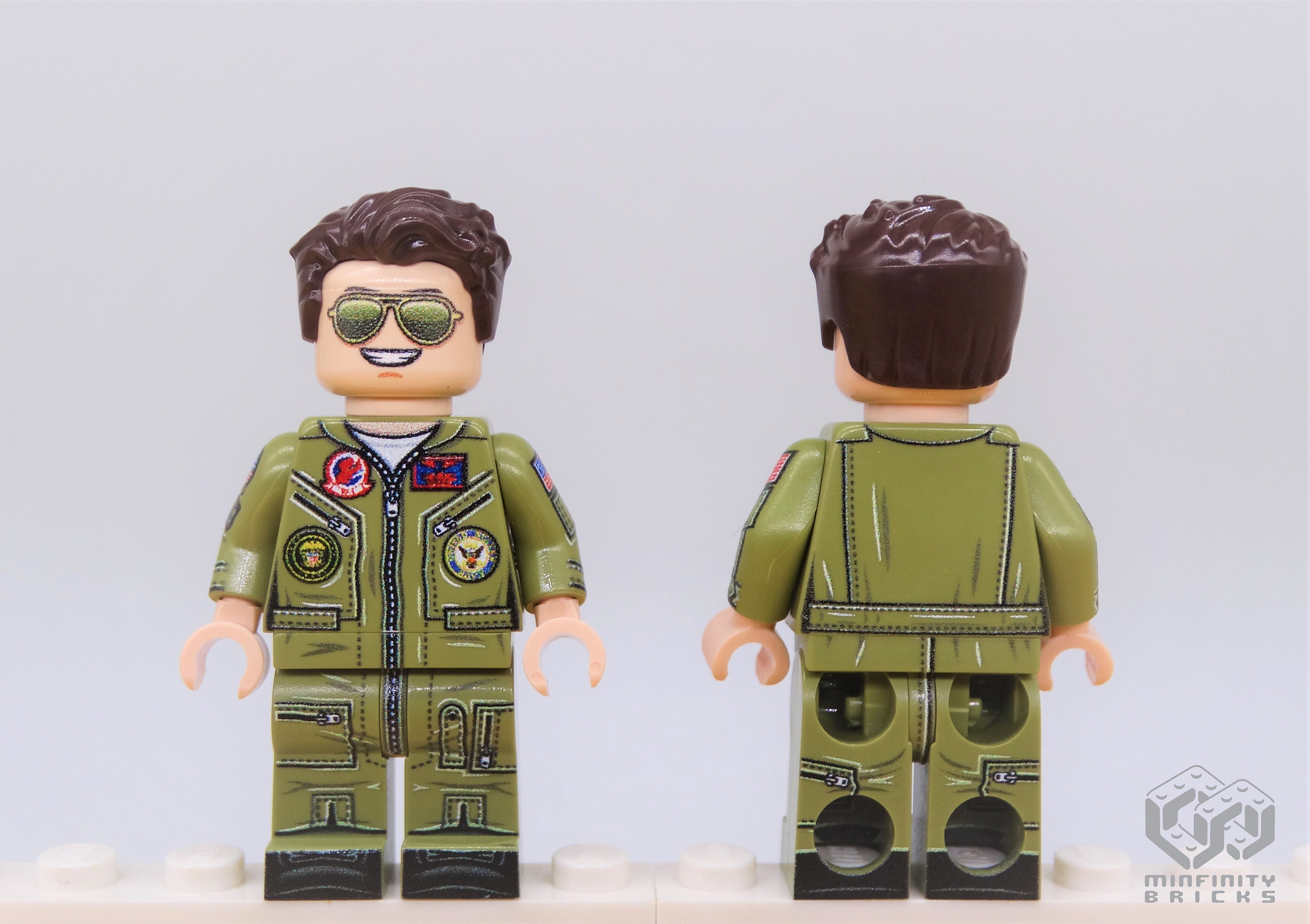 MAVERICK Top Gun 2022 custom Printed Minifigure Etsy