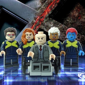 X-MEN and DARK PHOENIX (custom printed minifigure)