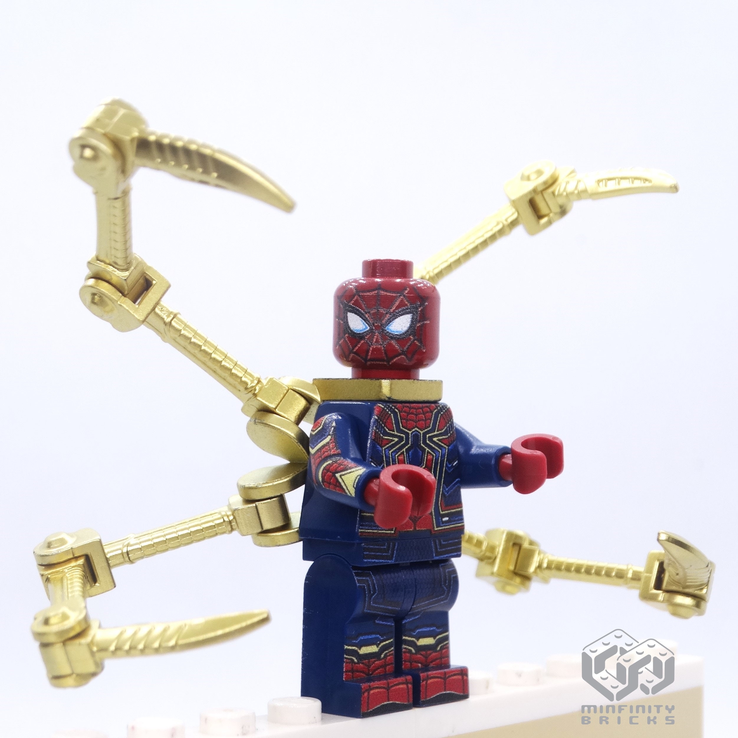 Lego iron spider minifigure sale